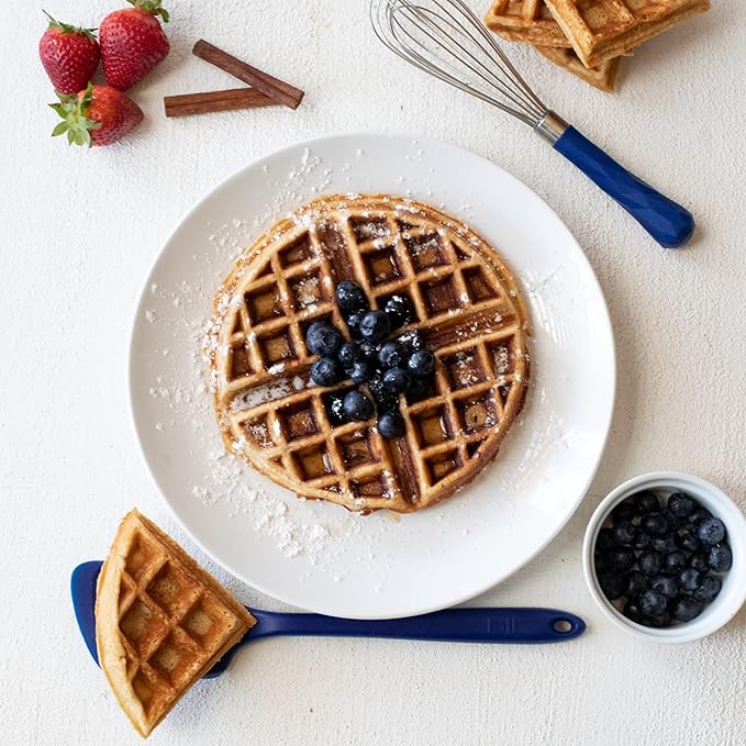 GIR: Get It Right Silicone Cooking Spatula Turner - Mini 11-In Slate - One-Piece Design & Heat-Resistant up to 425°F - Versatile Pancake Flipper & Baking Spatula With Ergonomic Handle
