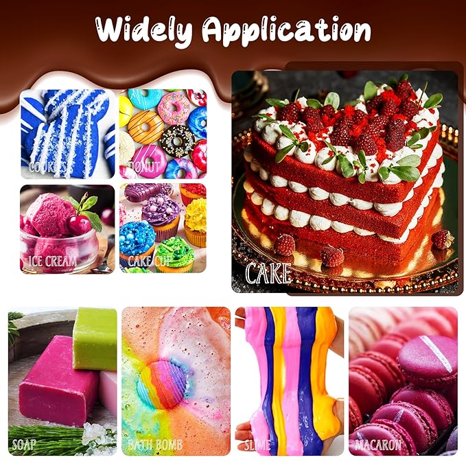 Food Coloring Gel - Vibrant Color Gel Food Coloring for Cake Decorating, Baking, Easter Egg, Icing - Tasteless Food Color Dye for Fondant, Cooking, Slime, Airbrush (White, 5.3oz)