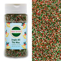 Mystic Sprinkles Christmas Holiday Sprinkle Mixes (Jingle All The Way Sanding Sugar 4oz)