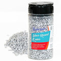 Bakerpan Quins Sprinkles for Cake Decorating - 4 Ounces - Silver Edible Confetti Sprinkles for Cupcakes, Ice Cream, Cookies, Cakes (Made in USA)
