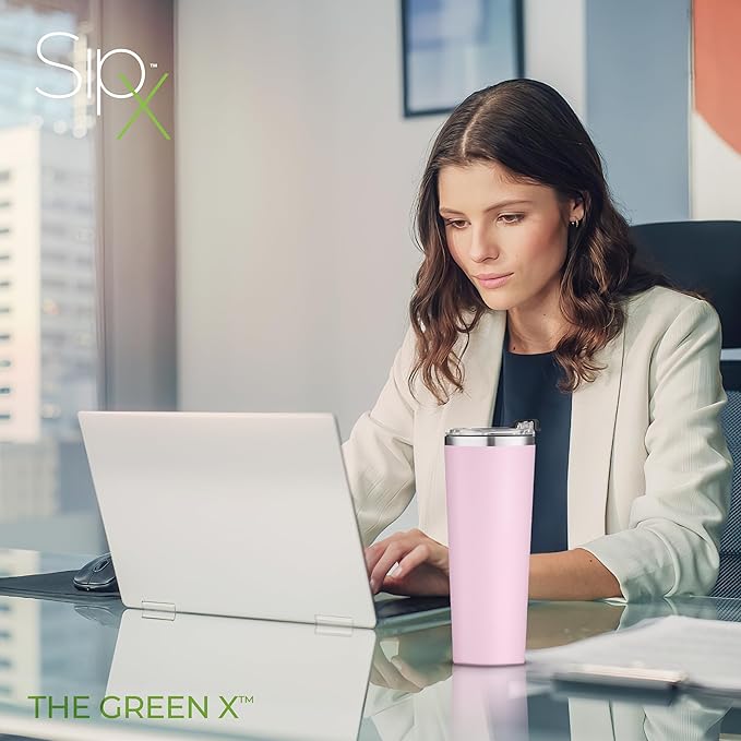 SIPX™ Triple-Insulated Tumblers - 22oz. Premium Modern Tumbler With Lid, insulated Cup Keeps Hot For 6 Hours, Stainless Steel Tumbler Made Of Sustainable Material, Coffee Travel Mug For Home & Office