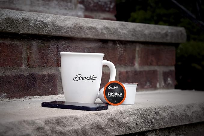 Brooklyn Beans Express-O Gourmet Coffee Pods - Compatible with Keurig 2.0 K Cup Brewers, 40 Count, Rich and Bold Espresso