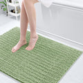 Arotive Luxury Chenille Bathroom Rug Mat, Extra Soft Thick Absorbent Shaggy Bath Rugs, Non-Slip Machine Wash Dry, Plush Bath Mats for Bathroom, Shower and Tub, 40x32, Sage Green
