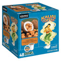 Kauai Coffee K-Cup Pods for Keurig Brewers – Arabica Coffee, 10% Hawaiian – Medium Roast, Nutty Caramel with Tropical Coconut – Coconut Caramel Crunch, 1 Pack of 48 Single Serve K-Cups