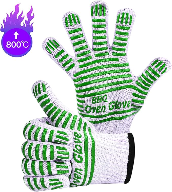 CZSYZCZS Extreme Heat Resistant Oven Gloves - 932F - Cooking Gloves for BBQ, Grilling, Baking,Cutting, Smoker Fireplace