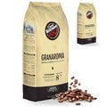 Caffe Vergnano 1882 Gran Aroma Whole Bean Arabica Medium Espresso Roast Coffee, 2.2lbs Bag - Italian Coffee Beans with Rich notes of Cocoa, Spices & Dried Fruit, Intensity 8/10-1000g Bag (2 Pk)