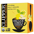 Clipper Tea Lemon & Ginger Teabags – Caffeine Free, USDA Organic, Great Hot or Iced – Aromatic, Natural, Fair & Delicious – 50 Tea Bags