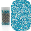 Dynastang 2mm Blue & White Pearls Sprinkles Edible Pearls Cake Decorating Stars Cake Decorations Cupcake Toppers Cookie Decorating Perfect for Cakes, Cupcakes, Desserts Toppings 3OZ