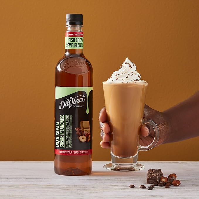 DaVinci Gourmet Classic Irish Cream Syrup, 25.4 Fluid Ounces (Pack of 4)