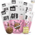 The GFB Birthday Cake Cookie Protein Bites - Allergen Friendly & Nut Free - Gluten Free, Plant Based, Non GMO, Sustainably Made – Ridiculously Tasty, Healthy, Protein Energy Balls, 4 oz (6 Count)