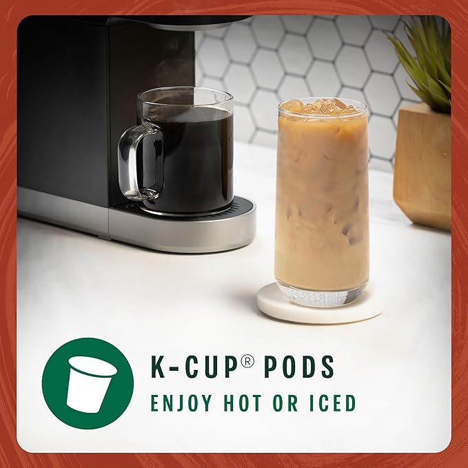 Starbucks K-Cup Coffee Pods, Smoked Butterscotch Flavored Coffee for Keurig Brewers, 100% Arabica, Limited Edition, 1 Box (10 Pods)