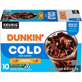 Dunkin' Cold Caramel Flavored Coffee, 10 Keurig K-Cup Pods