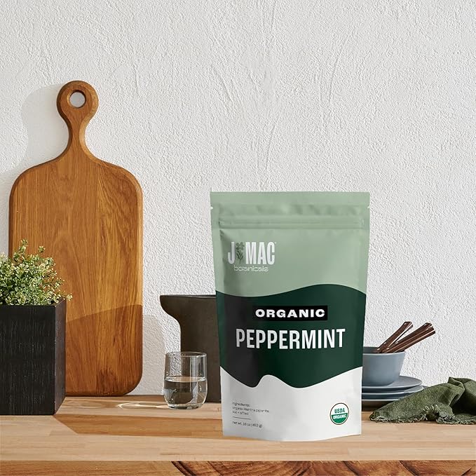 J Mac Botanicals Organic Peppermint Leaf Tea