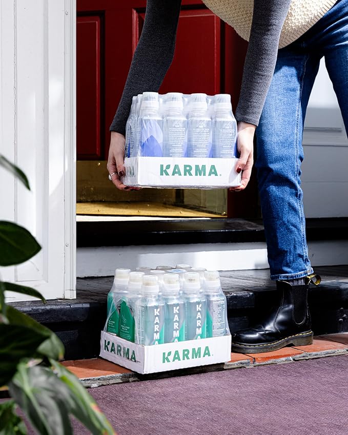 Karma Probiotic Water - 12 Pack, Watermelon Wild Berry Drink - Immune & Gut Health Support