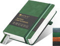 &And Per Se Lined Journal Notebook, 365 Pages, A5, 5.7'' x 8'' 100GSM Thick Paper, Journals for Writing, Hardcover Notebooks for Women Men (Green)