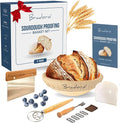 Sourdough Bread Proofing Basket, Bread Baking Supplies, Sour dough Starter Kits, Bread Making Tools Kit, Sour Dough Kit Tools, Sourdough Proofing Basket, Sourdough Kit Gift for Mom Bakers Women Wife