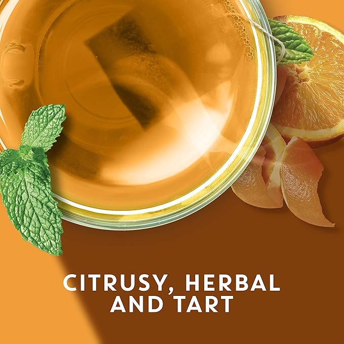 TAZO Tea Bags, Passion & Wild Sweet Orange Herbal Tea 20CT (2ea) (Variety Pack)