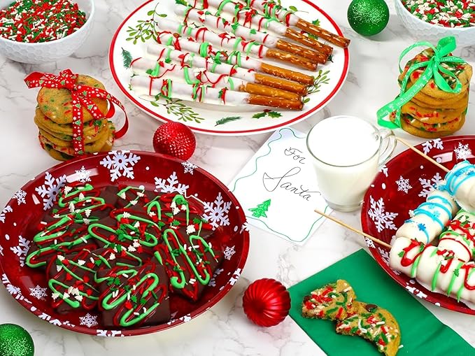Christmas Sprinkles - 1.2 Pounds - Bulk Red and Green Tree Confetti - Holiday Sprinkles for Cookie Decorating - Christmas Jimmies for Gingerbread Cookies, Baking, Cupcakes