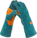 BEETRO 932℉ Heat Resistant Forge/Mig/Stick Welding Gloves for Oven/Grill/Fireplace/Furnace/Stove/Pot Holder/Wood Burner