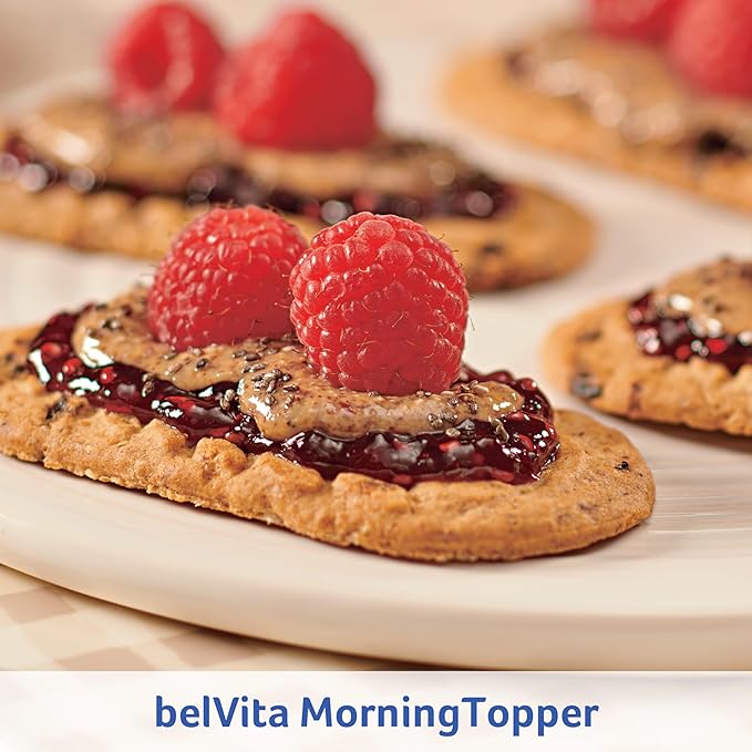 belVita Breakfast Bars Biscuits, Blueberry, 30 Total Packs, 6 Boxes (4 Biscuits Per Pack)