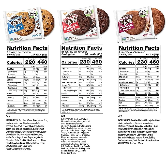 Lenny & Larry's Complete Cookie Starter Pack, Plant Based Cookies, 7 Cookies Total