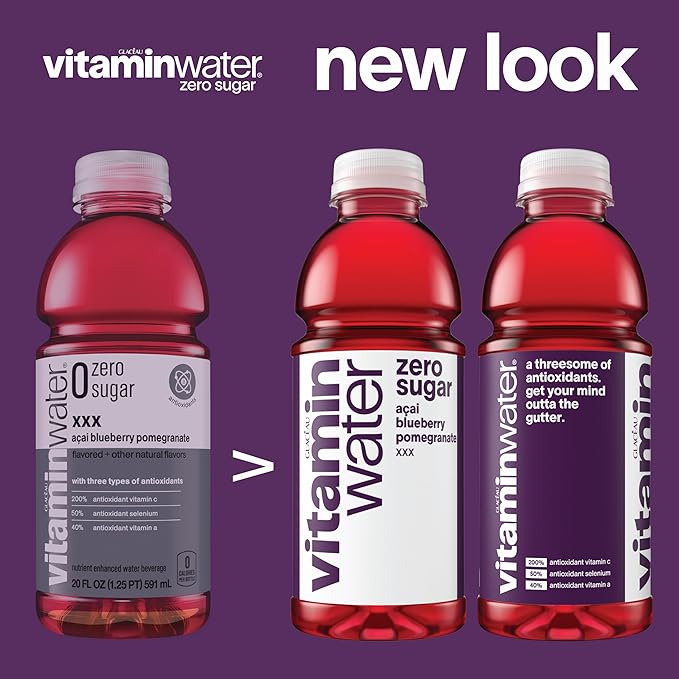 vitaminwater zero variety pack nutrient enhanced water w/ vitamins, 20 fl oz, 12 Pack