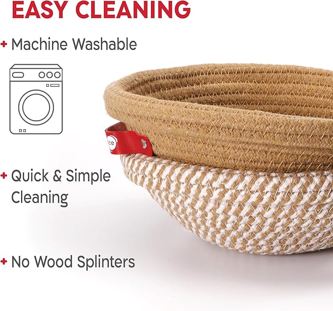 KneadAce Complete Sourdough Bread Baking Kit - 34oz Starter Jar, Cotton Rope Proofing Baskets, Magnetic Bread Lame, and Fast-Activation Sourdough Starter Culture for Perfect Artisan Loaves