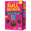 Rule Breaker Vegan & Gluten Free Cookies | Chocolate Brownie Big Box of Bites | Plant-Based, Top 11 Allergen-Free | Soft-Baked, Great for School, Office, Pantry | Better-For-You Bites (Pack of 6)