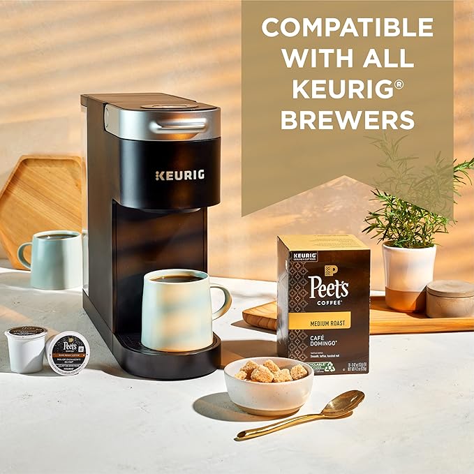 Peet's Coffee, Dark Roast Keurig K-Cup Pods - French Roast 32 Count (1 Box of 32 K-Cup Pods)