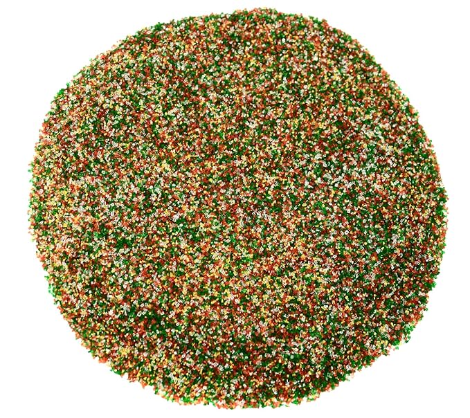 Mystic Sprinkles Christmas Holiday Sprinkle Mixes (A Classic Christmas In Gold Sanding Sugar 4oz)