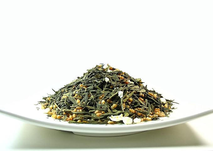 Japanese Style Green Tea-Genmaicha, A light body tea with limited bitterness – 4 Oz Bag