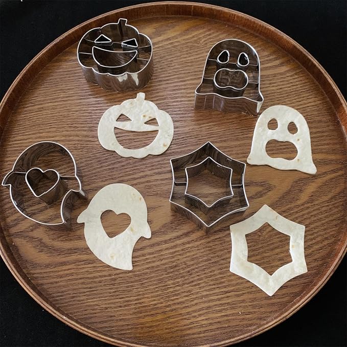 Halloween Cookie Cutter Set-4 Piece-2.5 Inch-Diswasher Safe-Mini Halloween Cookie Cutter Shape for Baking