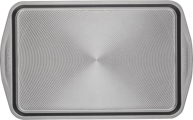 Circulon Nonstick Bakeware, Nonstick Cookie Sheet/Baking Sheet - 11 Inch x 17 Inch, Dark Gray (Pack of 2)