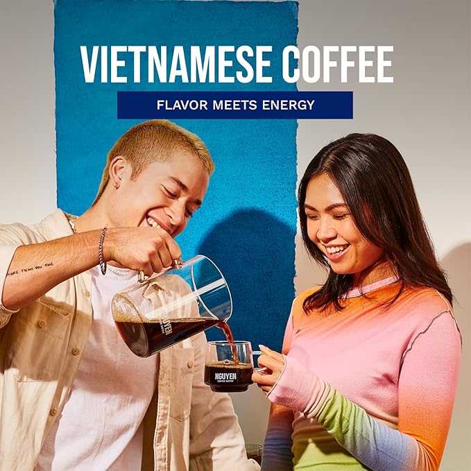 Nguyen Coffee Supply - Loyalty Signature Robusta & Arabica Blend: Medium Roast Premium Whole Coffee Beans, Vietnamese Single Origin, Low Acid, High Caffeine, Roasted in Brooklyn [5 Ib Bag]