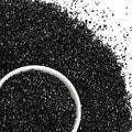 Edible Black Sprinkles for Cake Decorating,150g/5.3oz,Christmas Sanding Sugar Crystals,Sprinkle Mix for Cookies,Ice Cream,Fondant Cake,Caramel Apples,Cupcakes,Desserts,Wedding Birthday Party Christmas Supplies