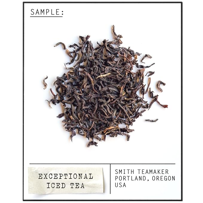 Steven Smith Teamaker Exceptional Iced Tea No. 46, Refreshing, Caffeinated, Sustainably Grown, Full Leaf Black Iced Tea, 10 Count, 1 Quart Sachets