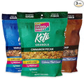 TGB Variety Granola Cereal, Cinnamon, Blueberry & Chocolate Chip, Keto Friendly Snack, No Added Sugar, Gluten Free, 8oz Bags (Pack of 3)