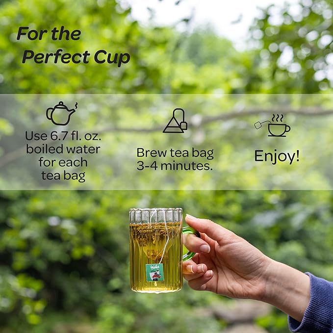 Lazika Green Tea Variety Pack with Lovely Presentation Box, 54 Counts, Green Tea Assortment Gift Set, Premium Collection with Pyramid Infuser Bag, Early Harvest, Handcrafted