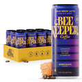 Beekeeper Coffee Cold Brew Horchata Latte with Oregon Honey, 8 fl oz cans (Pack of 12), Ready-to-Drink, Cinnamon Vanilla Flavor