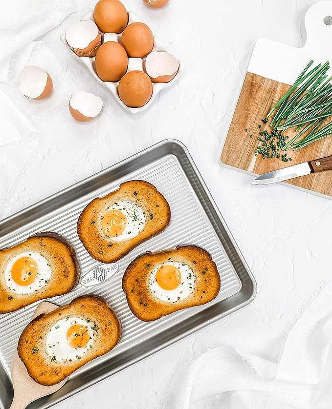 USA Pan Nonstick Quarter Sheet Pan, Set of 2