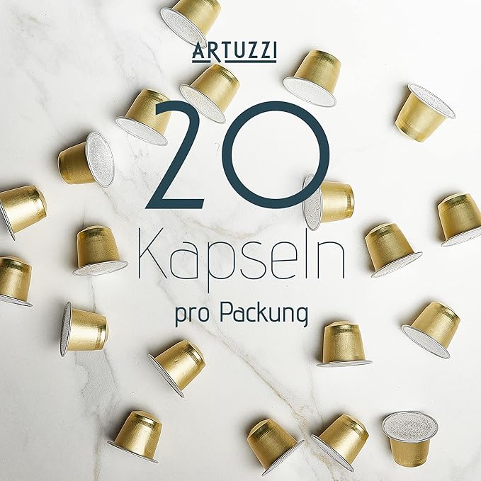 Artuzzi 240ct Compatible with Nespresso I Coffee Pods compatible with Nespresso Original Machines | Espresso Ristretto Lungo Coffee Capsules | Espresso Variety Pack I Aluminum & Recyclable