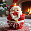 Santa Claus Cylinder Molds Silicone Wave Spiral Candle Mold - Silicone Resin Casting Molds for Candle & Resin & Soap Craft Supplies