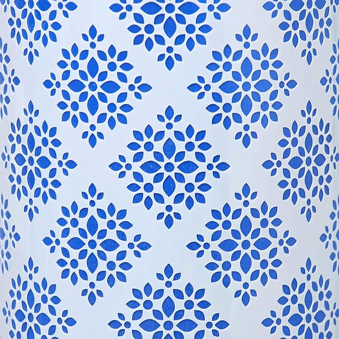 Cake Baking Stencil - Seamless Delicate Pattern for Decorating Tall Double Barrel Cake to Use with Buttercream, Royal Icing, Ganache, Paint, Airbrush (VORRA)