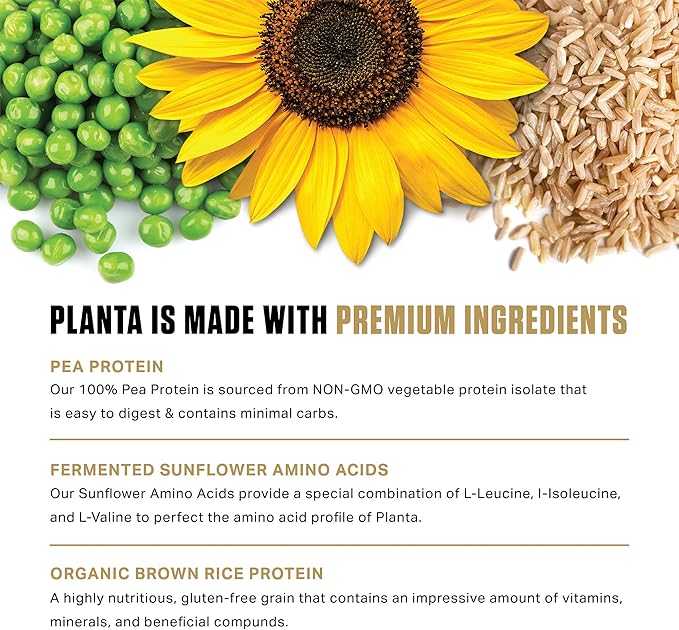 Ambrosia Planta - Premium Plant-Based Protein (Peanut Butter & Jelly)
