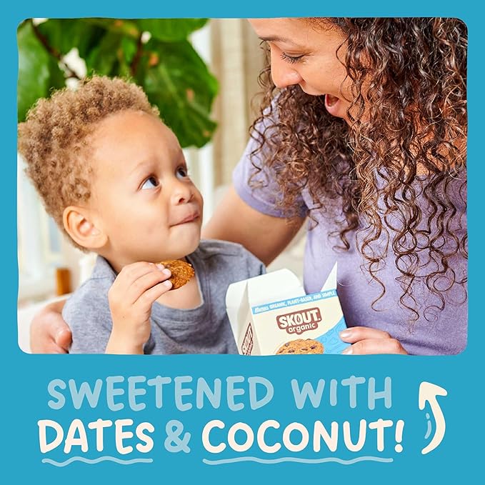 Skout Organic Oatmeal Chocolate Soft Baked Cookies (3 Pack) | Soft Baked Cookies | Plant-Based | Vegan | Gluten, Dairy, & Soy Free