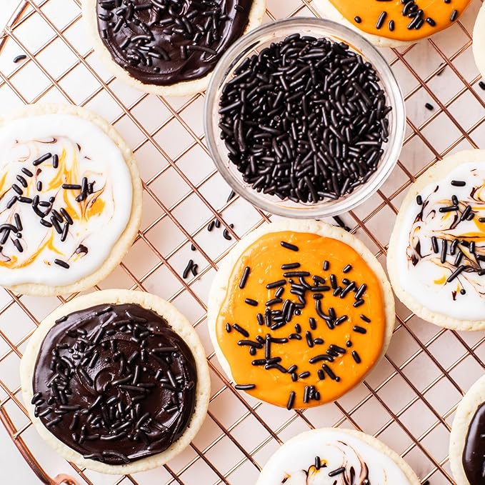 Color Kitchen Dark Cocoa Sprinkles Natural Ingredients Baking Cake Decorations, Ice Cream, Cookie, Artificial Dye-free, Plant-Based Colors, Gluten-Free, Non-GMO, No Hydrogenated Oils, Soy-Free, Kosher, 3 OZ