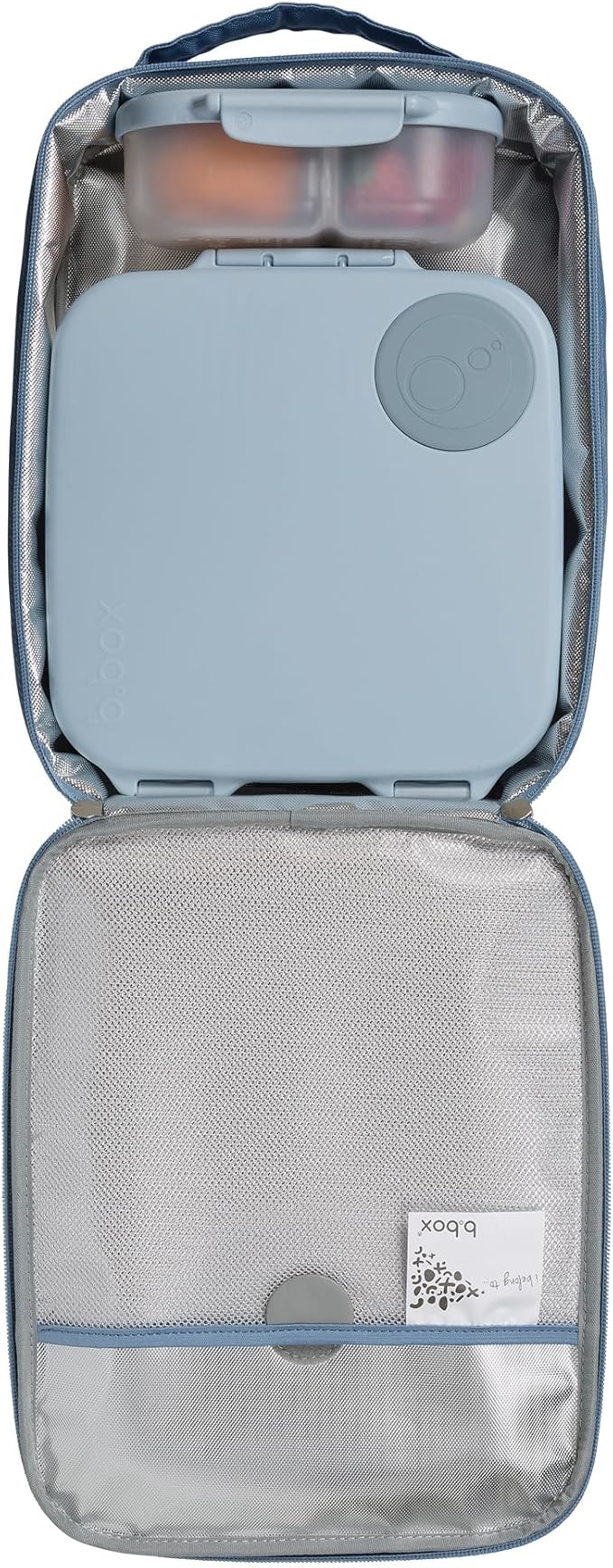 b.box Snack Containers for Kids, Toddler Snack Box Container, Reusable Small Bento Box for Lunch, School & Travel, Leak Proof, BPA free, Dishwasher Safe, Ages 4 months+ (Chill Out, 12oz capacity)