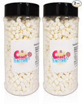 Sarah's Candy Factory Variety Dehydrated Marshmallow Bits, Vanilla Marshmallows in Jar, Assorted Marshmallows in Jar Vanilla-Vanilla