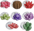 8 Pack Flower Succulent Candle Mold Resin Casting Silicone Molds for Home Decor & Candle Making Wave Spiral Mold
