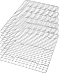 Stainless Steel Cooling Rack Size - Large, 11.75 x 17 Inches, Dishwasher-Safe, Oven Safe, Cookie Cooling Racks for Baking & Cooking - Pack of 6